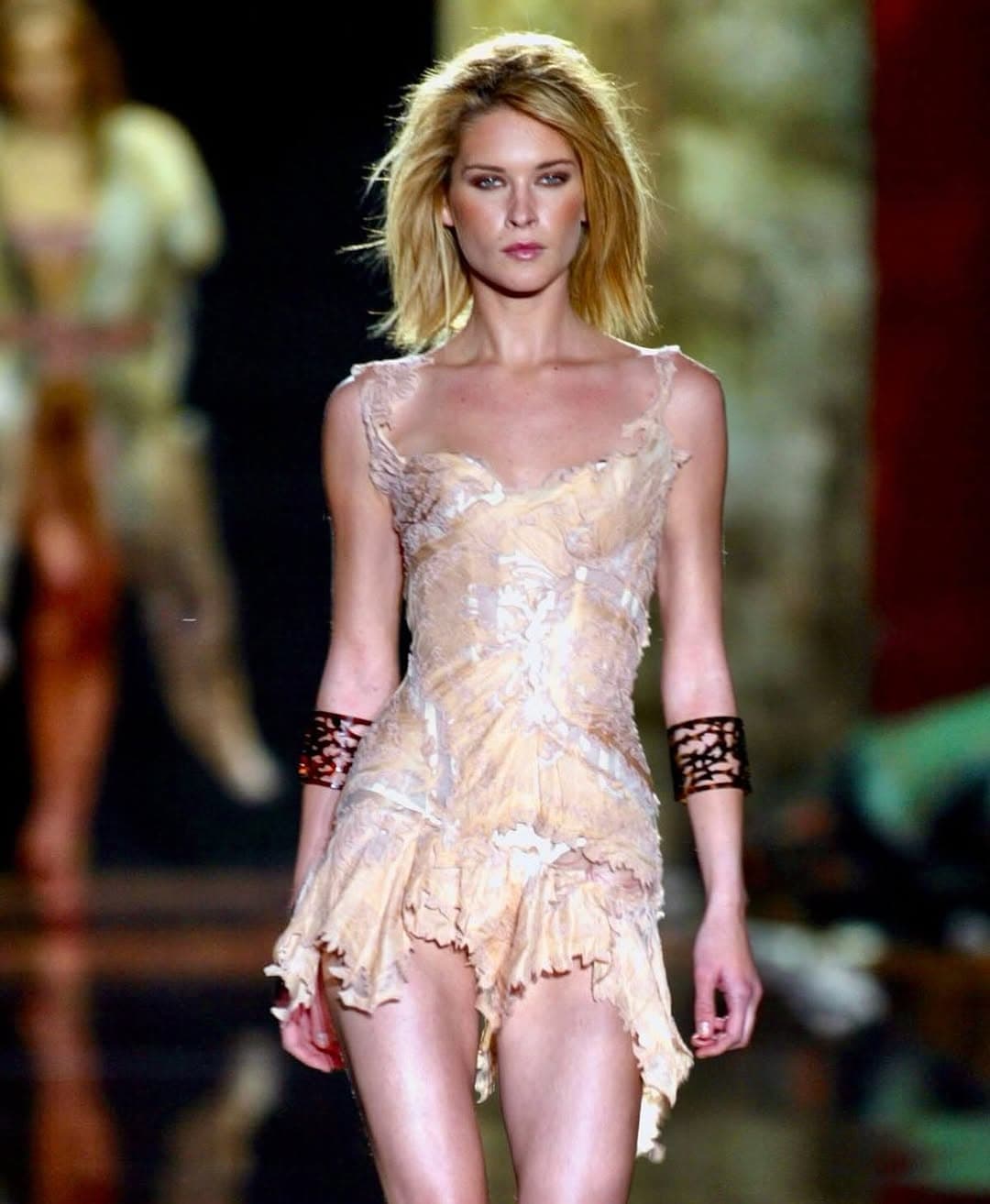 Runway Corseted Lace Mini Dress