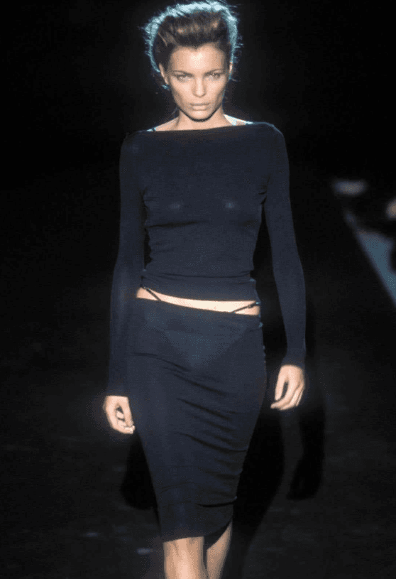 Runway Thong Top and Skirt Set